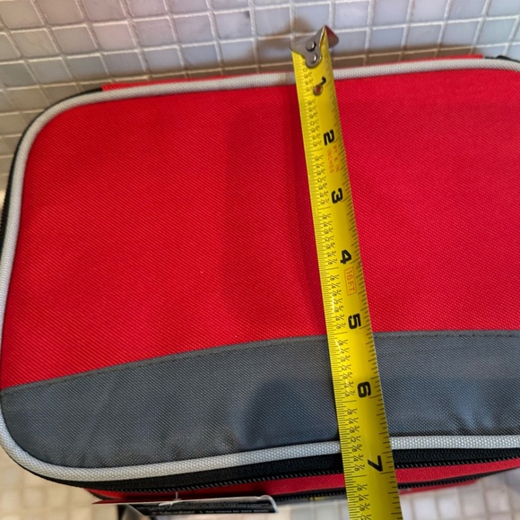 NWT California Innovations Two Level Red and Gray Cooler with - Picture 10 of 11